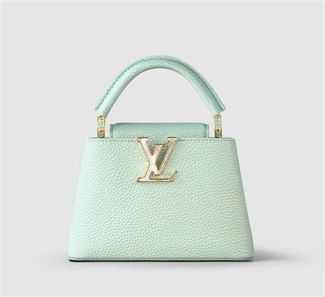 louis vuitton capucines mini green